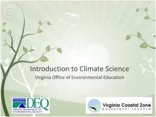Introduction to Climate Science