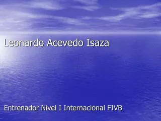 Leonardo Acevedo Isaza