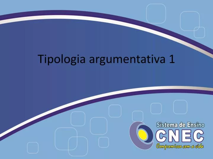 tipologia argumentativa 1
