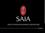 The Impact of SAM on Niche and Small Insurers: Insights from the 2012 Insurance Conference - slide 1