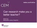 Enhancing Teaching through Research and Evidence-Based Standards - slide 1