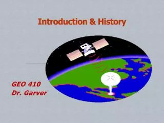 Introduction &amp; History