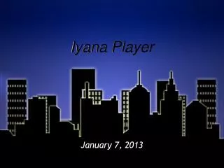 Iyana Player