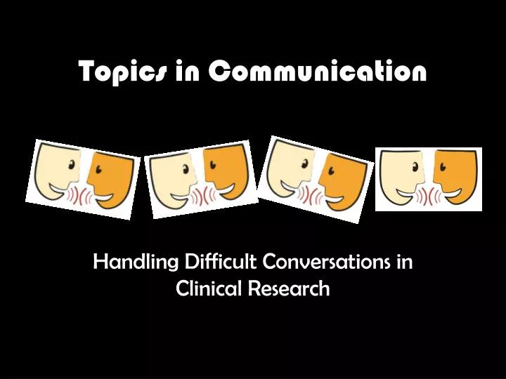 topics in communication