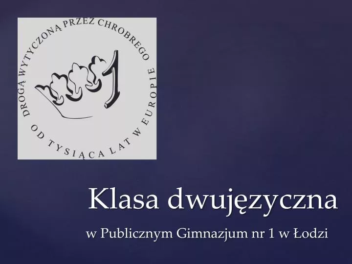 klasa dwuj zyczna