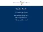 Scriptie dossier - slide 1
