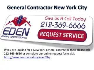 General Contractor NYC - www.contractorinny.com