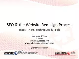 SEO &amp; the Website Redesign Process