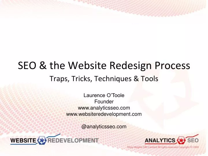 seo the website redesign process