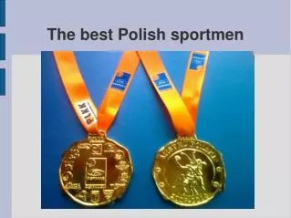 The best Polish sportmen