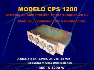 MODELO CPS 1200