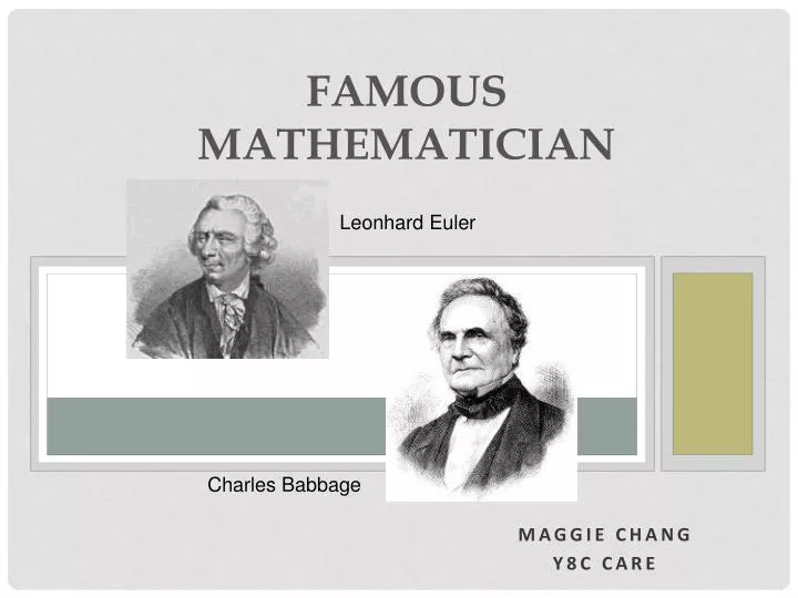 famous mathematician