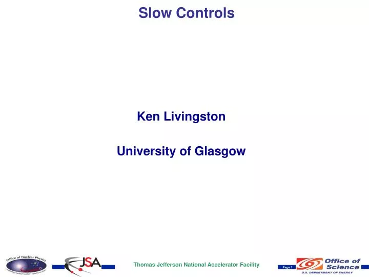 slow controls