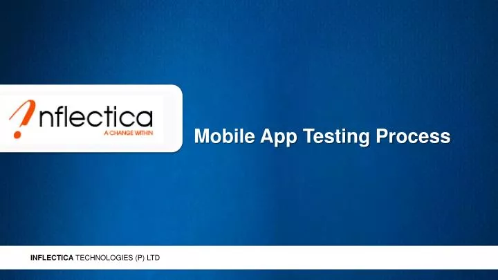 mobile app testing process