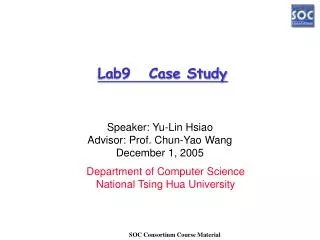Lab9 Case Study