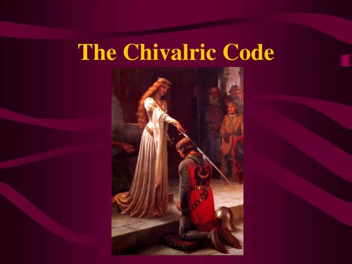 the chivalric code