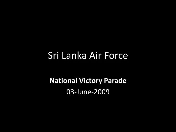 sri lanka air force