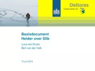basisdocument helder over slib