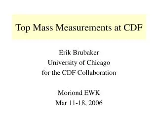 Top Mass Measurements at CDF
