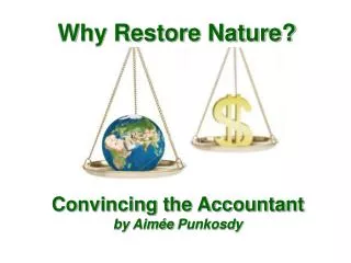 Why Restore Nature?