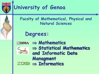 Facolty of Mathematical, Physical and Natural Sciences