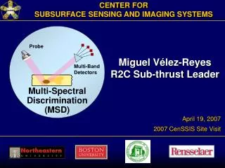 CENTER FOR SUBSURFACE SENSING AND IMAGING SYSTEMS