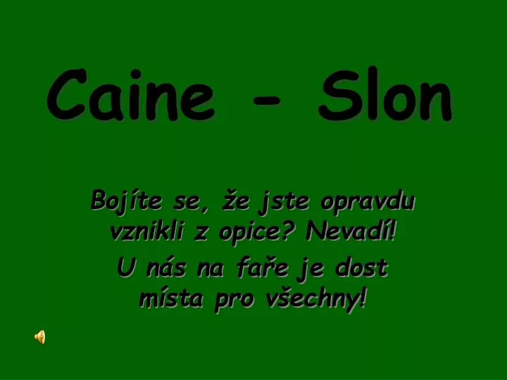 caine slon