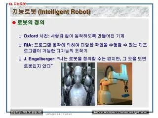intelligent robot