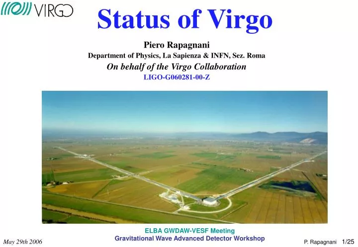 status of virgo