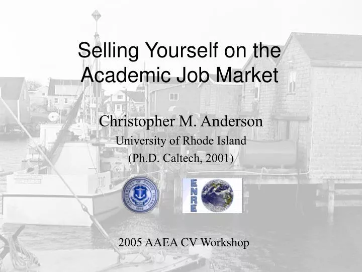 selling yourself on the academic job market