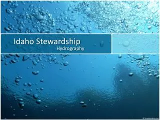 Idaho Stewardship