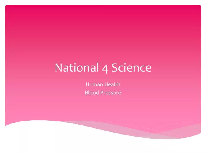 national 4 science