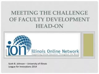 Meeting the Challenge of Faculty Development Head-on