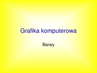 grafika komputerowa