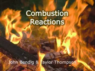 John Bendig &amp; Taylor Thompson