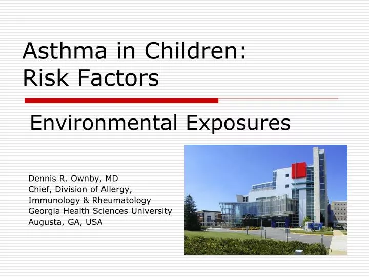 asthma in children risk factors