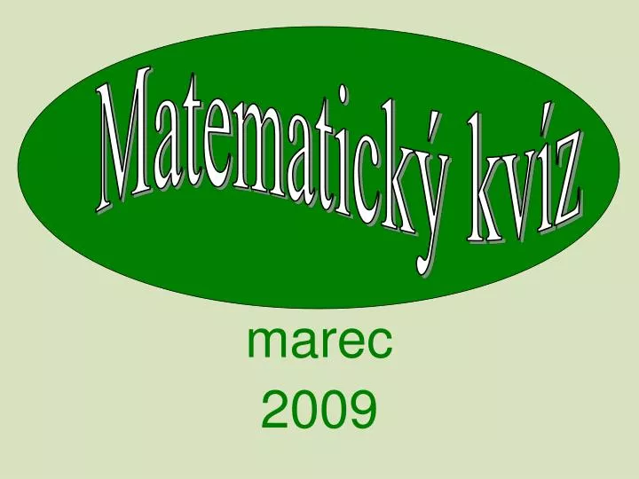 marec 2009