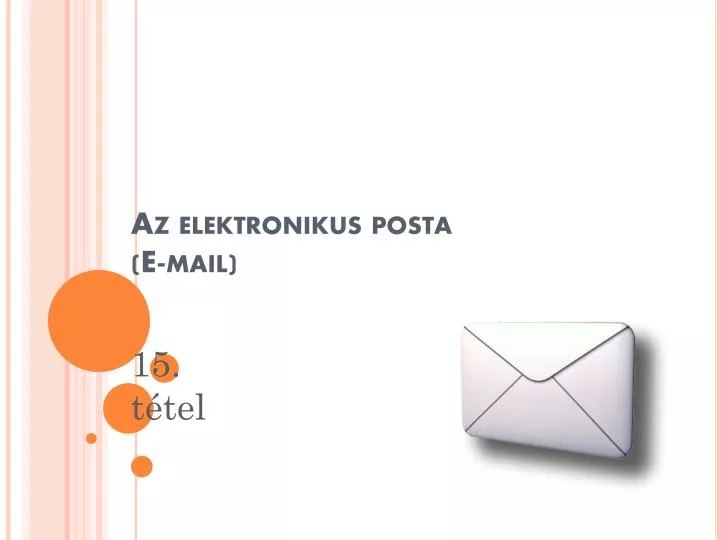 az elektronikus posta e mail