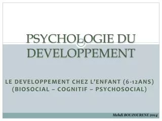 psychologie du developpement