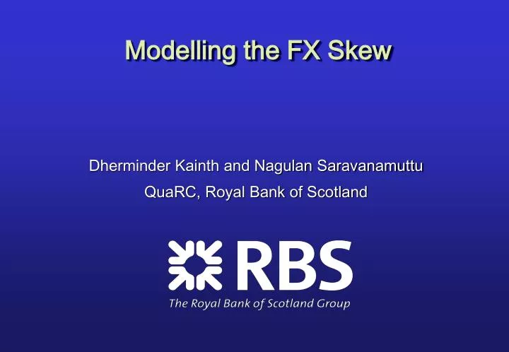 modelling the fx skew