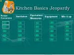 Kitchen Basics Jeopardy - slide 1