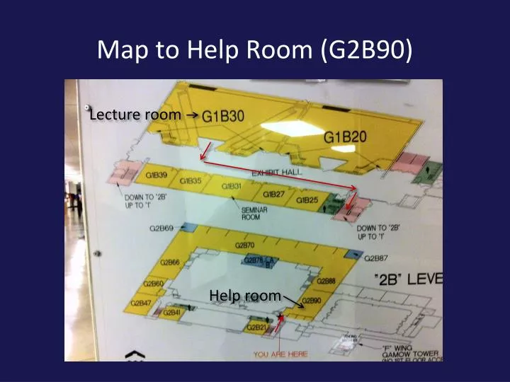 map to help room g2b90