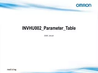 INVHU002_Parameter_Table 2008. Január