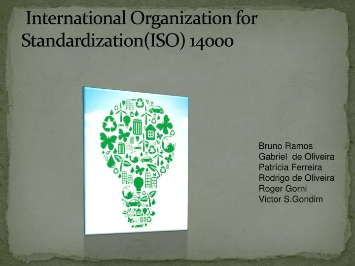 international organization for standardization iso 14000