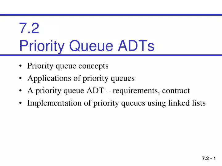 7 2 priority queue adts