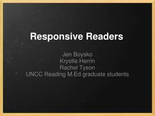 Responsive Readers