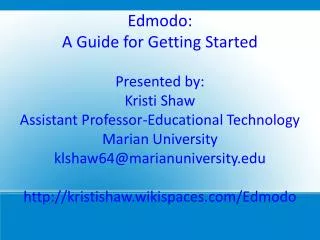 What is Edmodo?