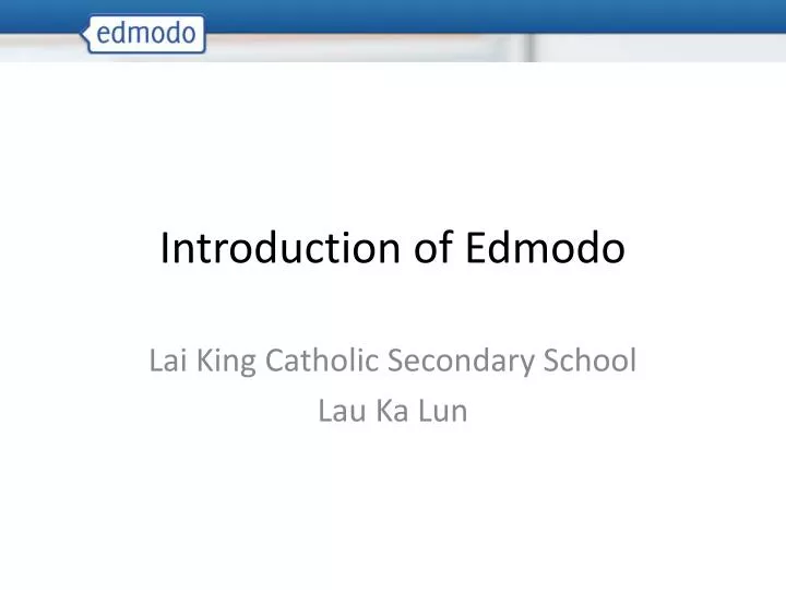 introduction of edmodo