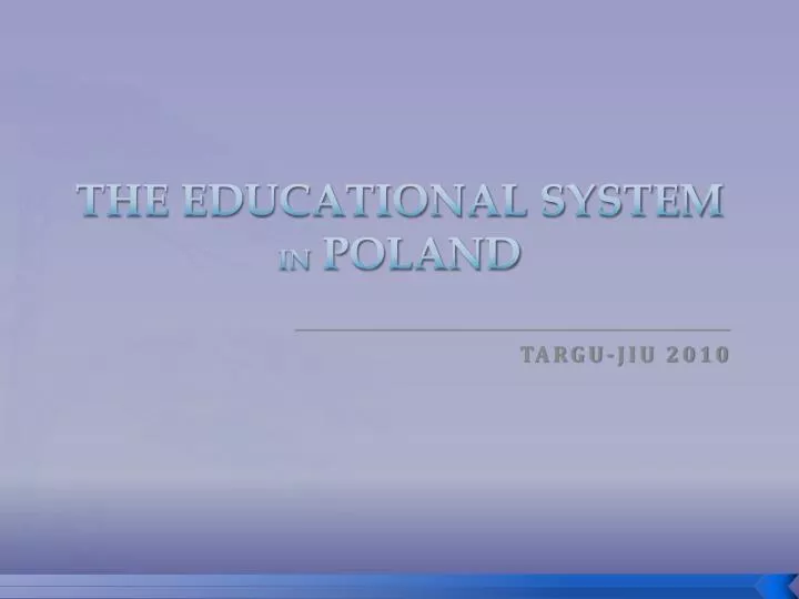 the educational system in poland