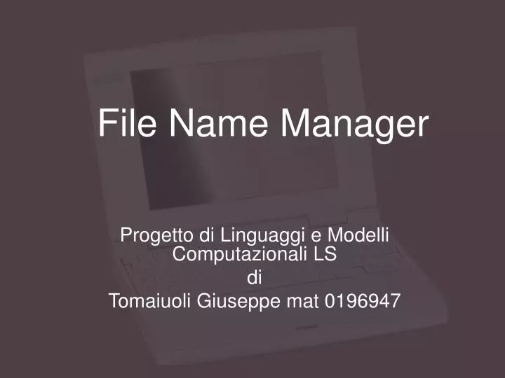 file name manager